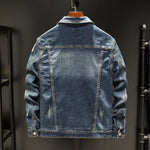 Plus Size Jacket Denim Coat Men's Clothing