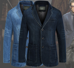 Smart Casual Denim Blazer