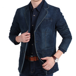 Smart Casual Denim Blazer