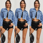 Women's Denim Vest Short Denim Jacket