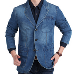 Smart Casual Denim Blazer