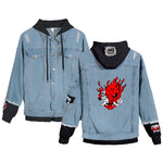 The Cyberpunk trend the fashion denim jacket