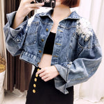 Fringed denim jacket