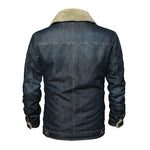 Men Brand Clothing Denim Jacket Fashion Mens Jeans Jacket Thick Warm Winter Outwear Male Cowboy