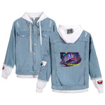 The Cyberpunk trend the fashion denim jacket