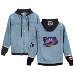 The Cyberpunk trend the fashion denim jacket