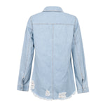 3/4 sleeve denim jacket