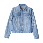 Embroidered denim jacket