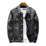 Casual Denim Long-sleeved Jacket Business Men's Denim Jacket