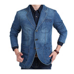 Smart Casual Denim Blazer